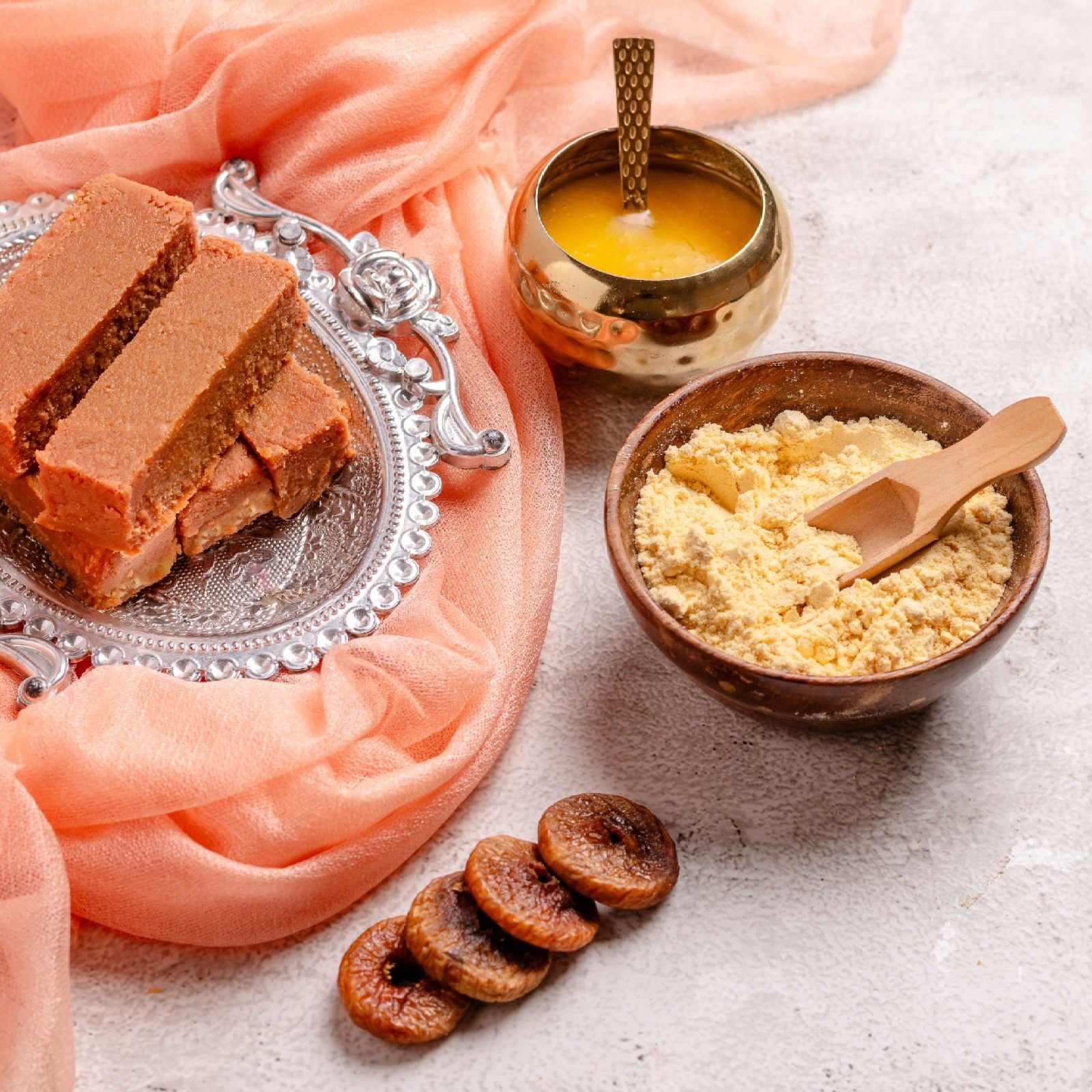 Buy Fig Mysore Pak online from World of Mysore Pak, rich anjeer sweet crafted with pure ghee and soft texture.